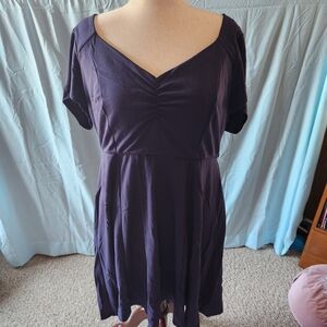 Torrid Dark Purple Mini Dress
